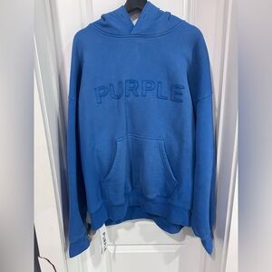 Purple Brand Blue Men's Hoodie